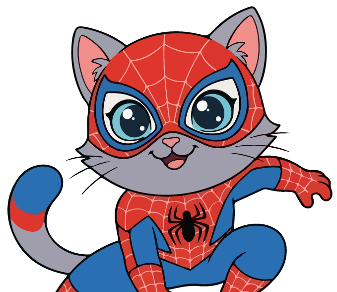 Spidermew swinging through the city